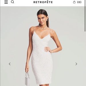 Shortened NWT Retrofete Billie dress. Perfect after party dress!